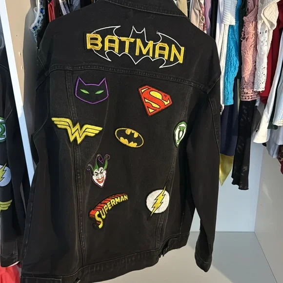 DC black denim jacket